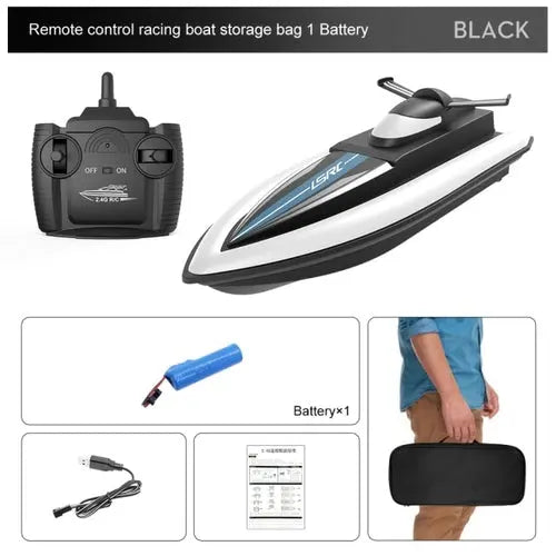 2.4G LSRC B8 RC High Speed Racing Boat Waterproof Rechargeable Model white Toys & Games > Toys > Remote Control Toys > Remote Control Boats & Watercraft 88.65 EZYSELLA SHOP