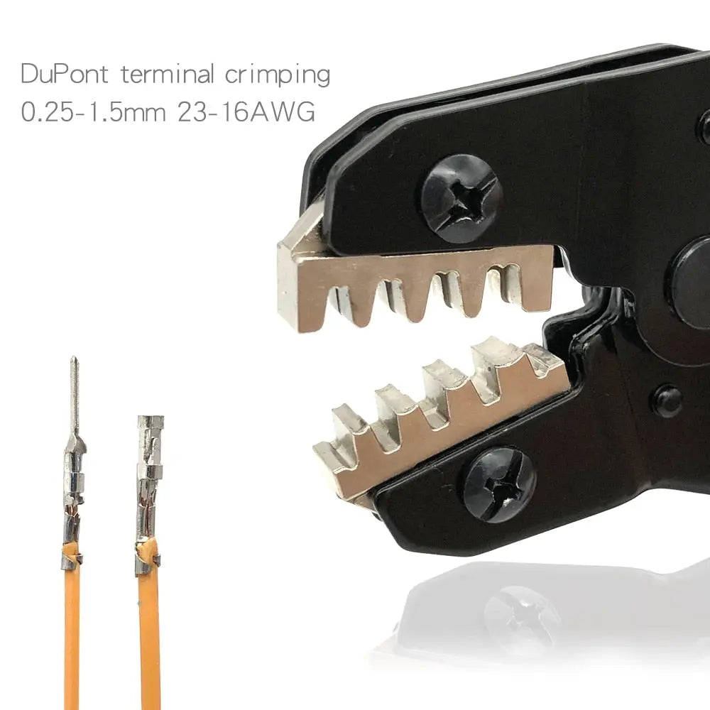 DuPont Terminals Crimping Pliers SN-58B Tools Set For XH2.54 SM Plug Spring Clamp 2.8 4.8 6.3 VH3.96 JST Boxed Connector Kit  Hardware > Power & Electrical Supplies > Wire Terminals & Connectors 58.13 EZYSELLA SHOP