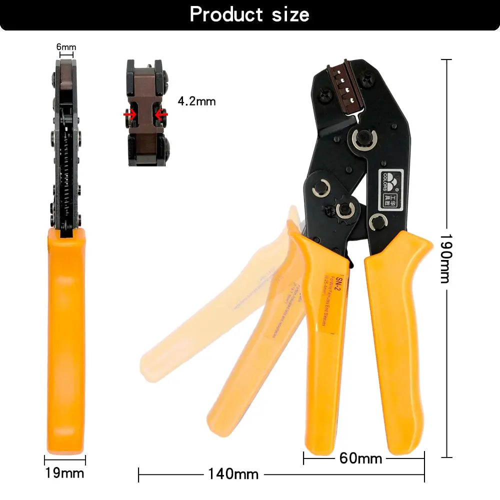 DuPont Terminals Crimping Tools SN-2 Pliers Set XH2.54 SM Plug Spring Clamp For JST ZH1.5 2.0PH 2.5XH EH SM Boxed Connector Kit  Hardware > Power & Electrical Supplies > Wire Terminals & Connectors 51.89 EZYSELLA SHOP