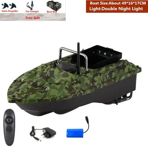 Smart Fixed Speed Cruise Radio Remote Control Fishing Bait Boat 1.5kg green Toys & Games > Toys > Remote Control Toys > Remote Control Boats & Watercraft 427.99 EZYSELLA SHOP