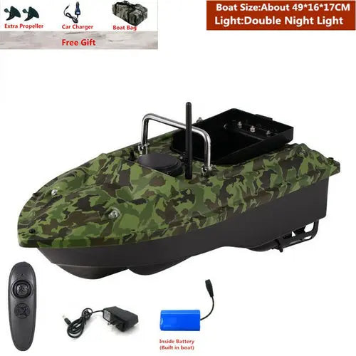 Smart Fixed Speed Cruise Radio Remote Control Fishing Bait Boat 1.5kg Blue Toys & Games > Toys > Remote Control Toys > Remote Control Boats & Watercraft 427.99 EZYSELLA SHOP