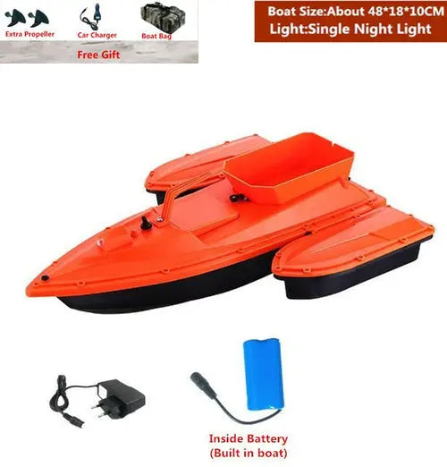 Smart Fixed Speed Cruise Radio Remote Control Fishing Bait Boat 1.5kg FluorescentYellow Toys & Games > Toys > Remote Control Toys > Remote Control Boats & Watercraft 362.99 EZYSELLA SHOP